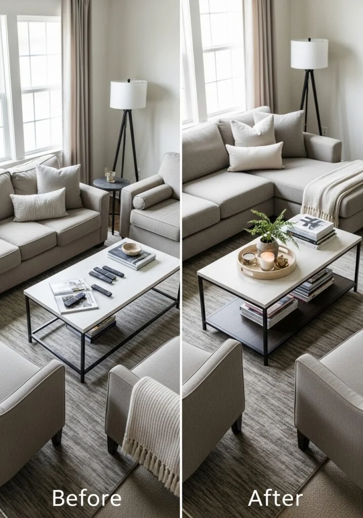 Before & After Furniture Styling Upgrade