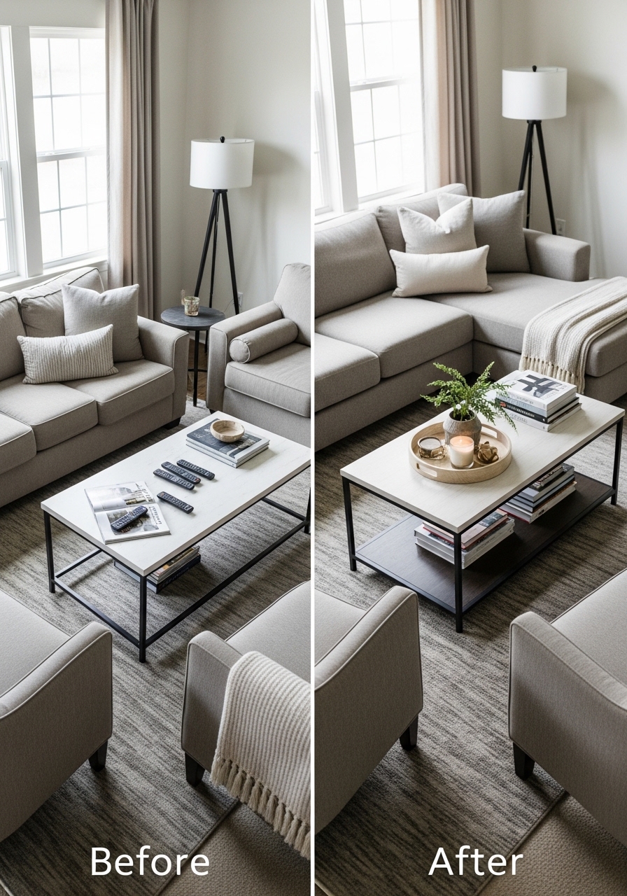 Before & After Furniture Styling Upgrade