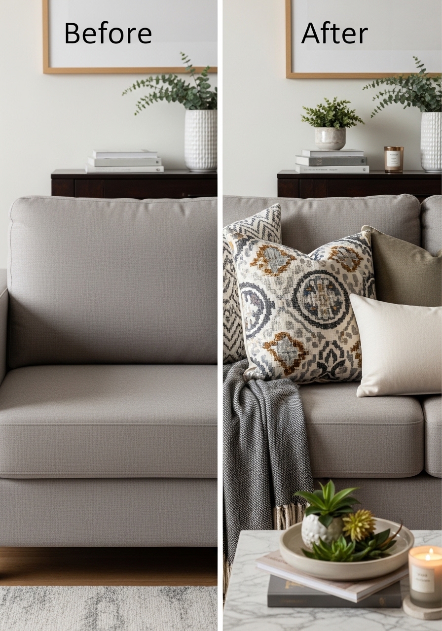 Before & After Texture and Styling Details