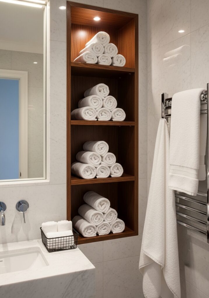High-End Towel Storage