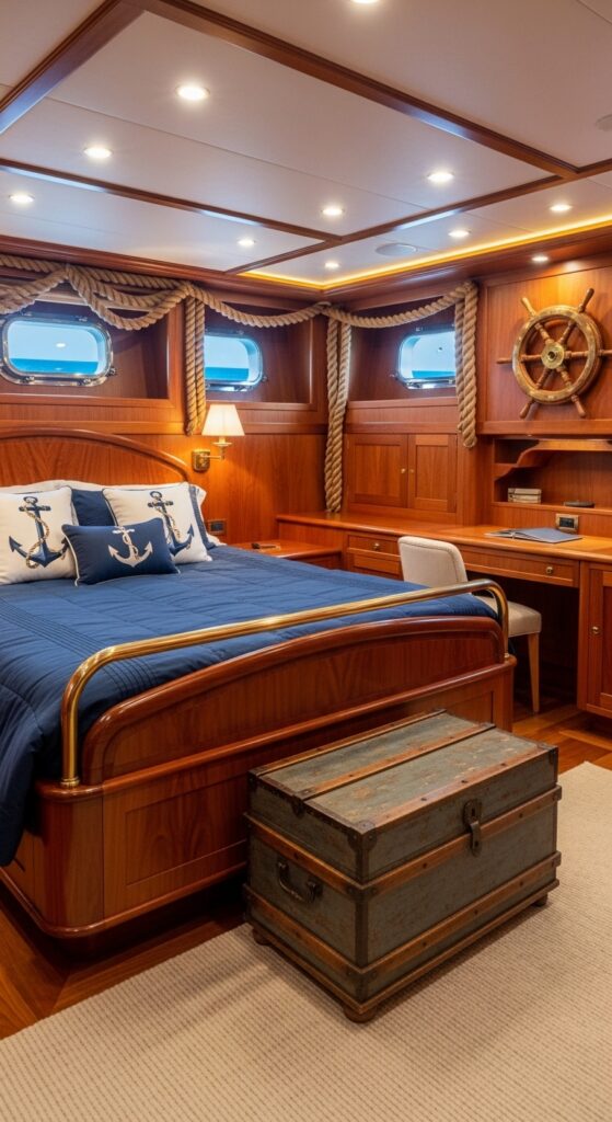 Rope and Wood Nautical Decor