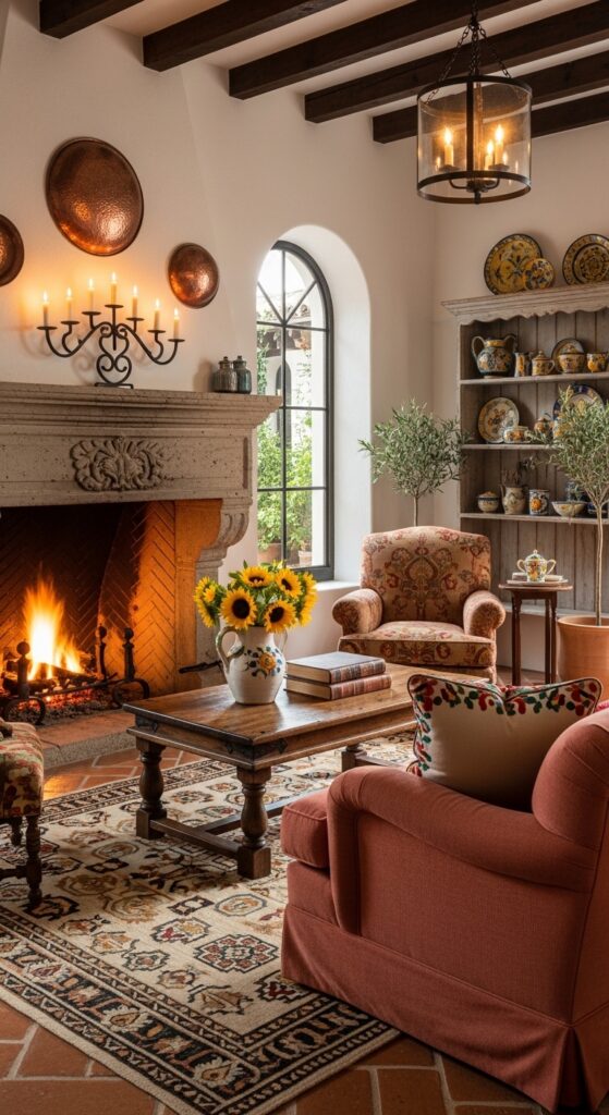 The Rustic Spanish Living Room