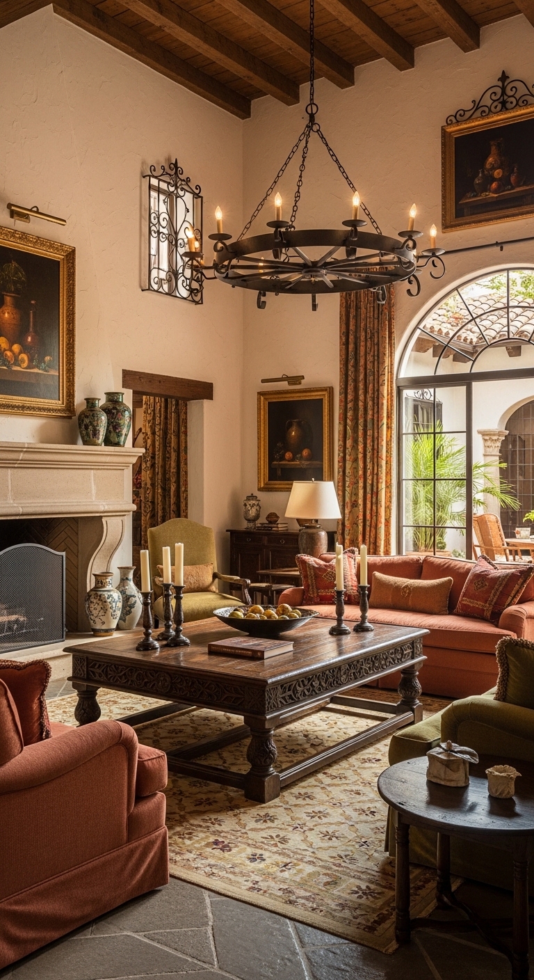 The Hacienda Style Living Room