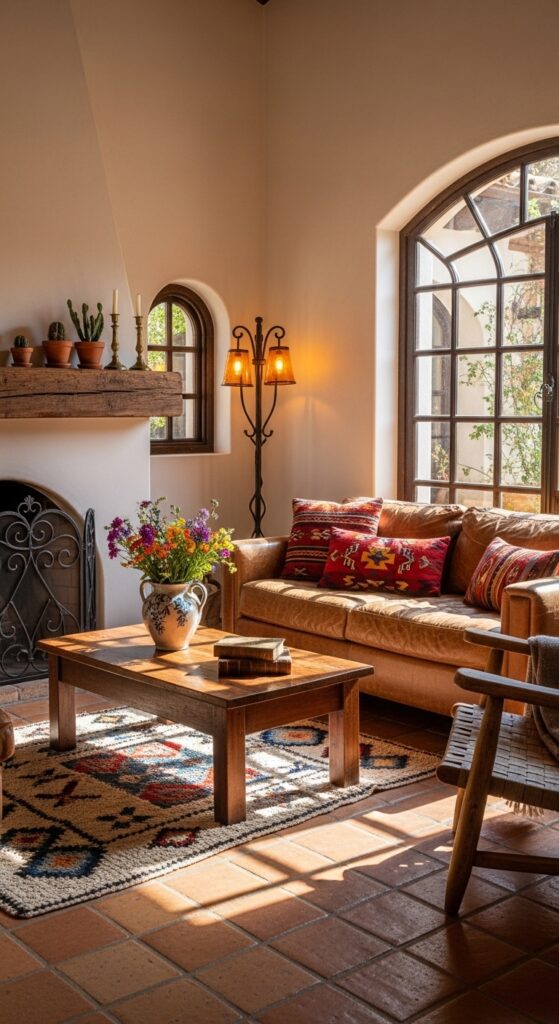 Spanish Terracotta Living Room