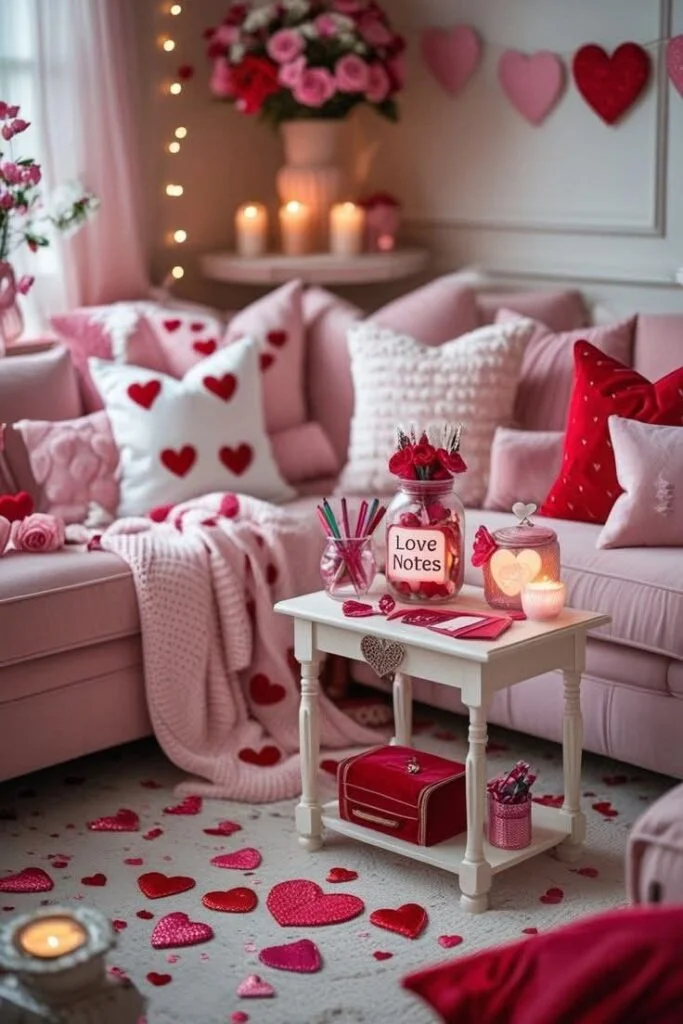 Kids-Friendly Pink Valentine’s Decor