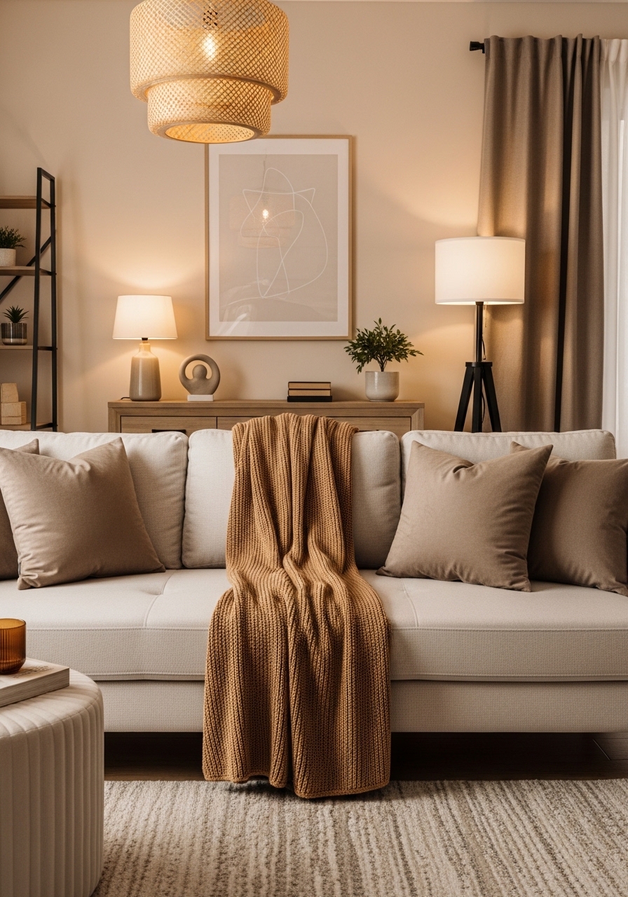 Layer Different Shades of Beige