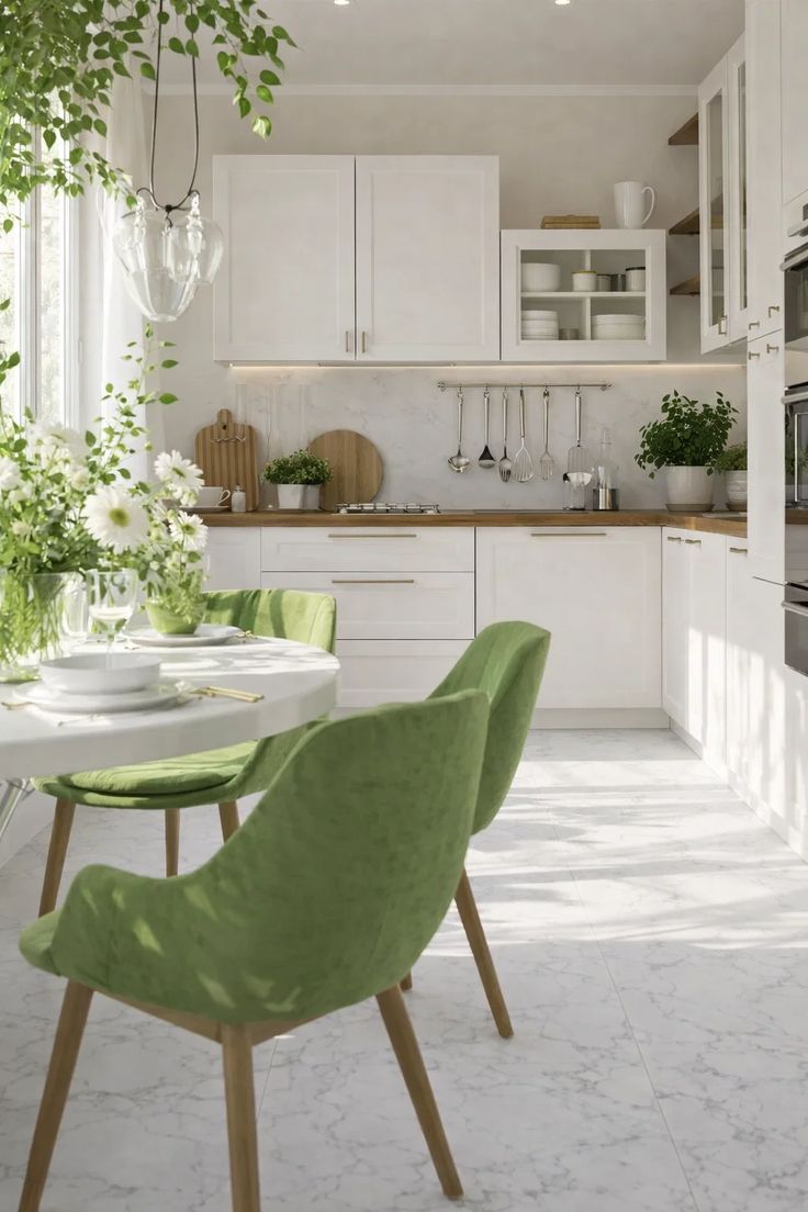 Light color palettes continue to dominate small kitchen trends in 2026