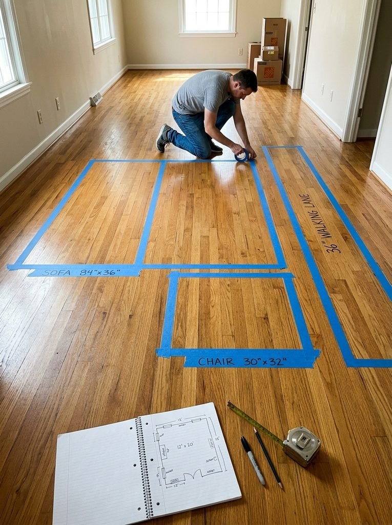 Measure and Tape Before You Move Anything