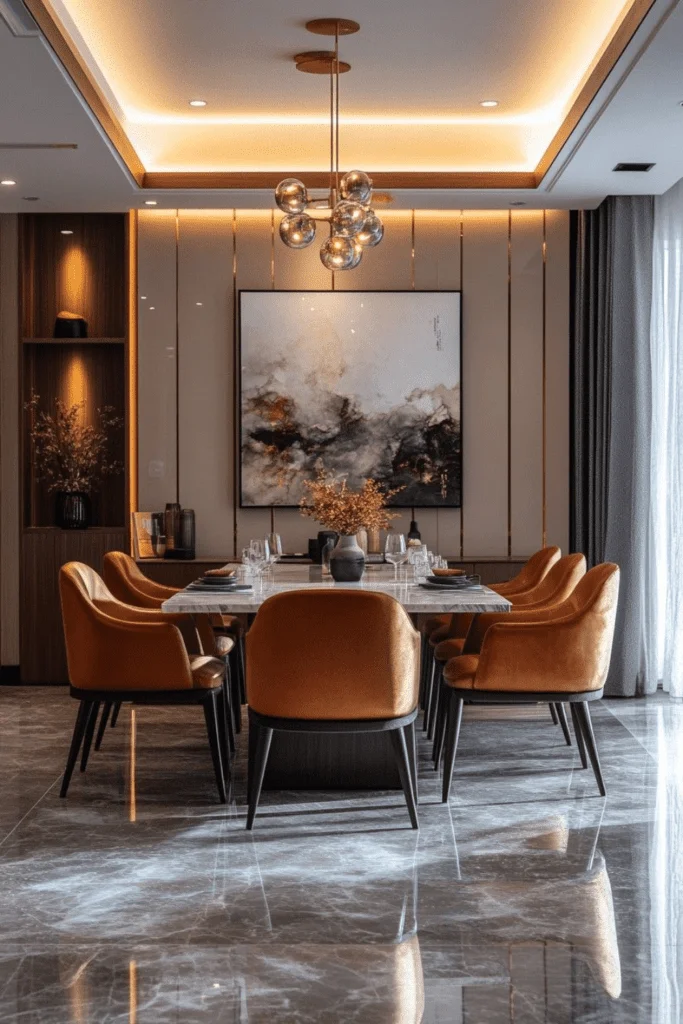 Sleek Lighting Fixtures with Glamour