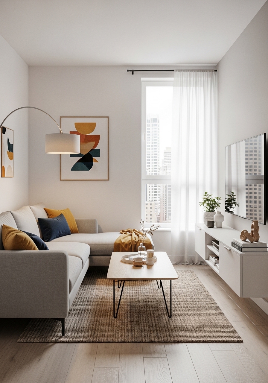 Modern small living room