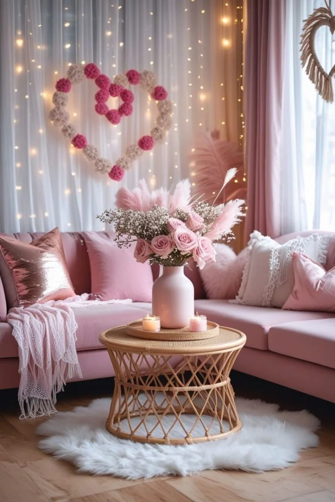 Pink Decor for Small Apartments