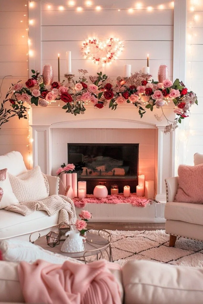 Pink Floral Valentine’s Arrangements
