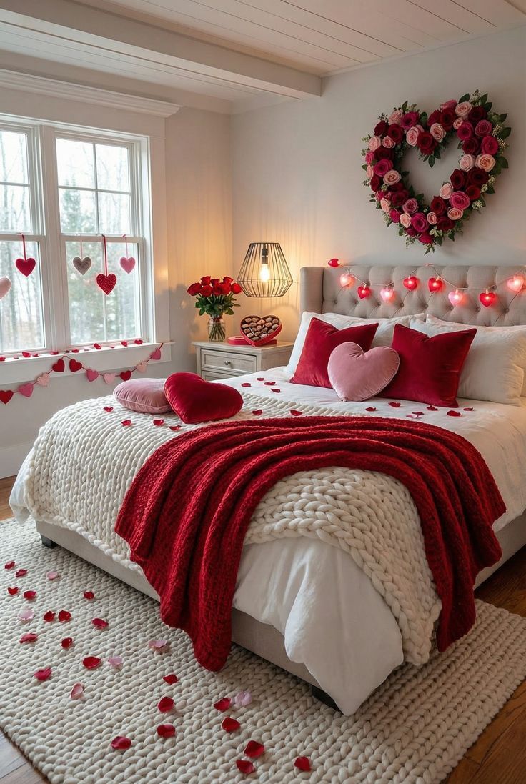 Pink Heart Wall Art Display