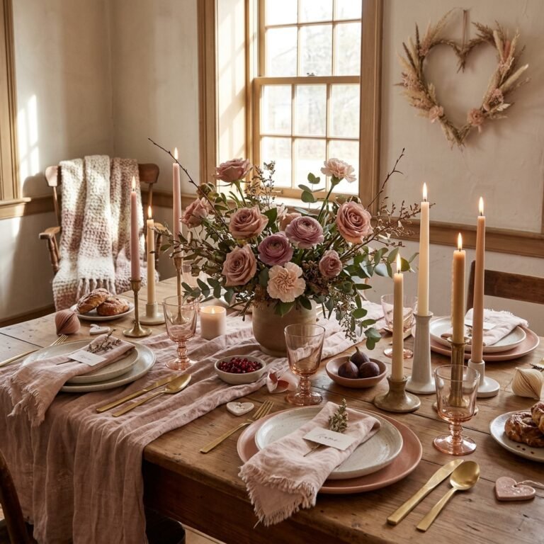 Pink Valentine’s Day Decor Ideas That Feel Sweet, Not Sugary