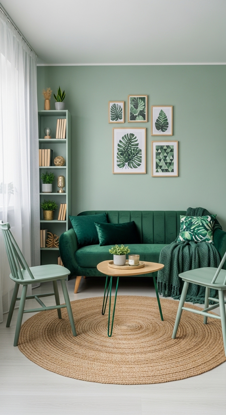 Sage Painted Furniture Accent