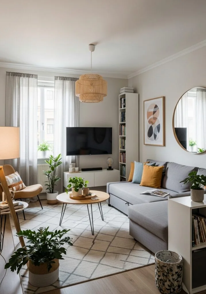 Small Living Room Layout Ideas for Apartments (With Smart Furniture Placement)