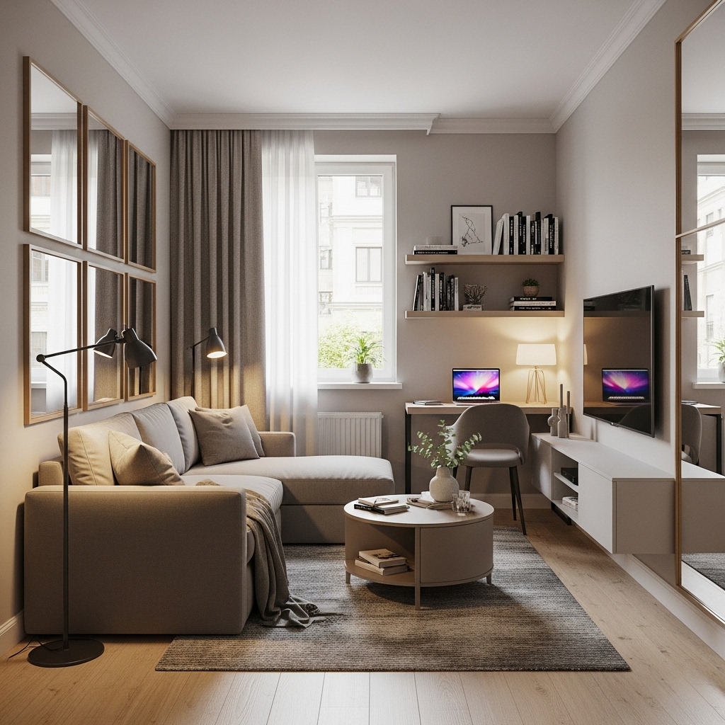 Small Living Room Layout Ideas for Apartments (With Smart Furniture Placement)