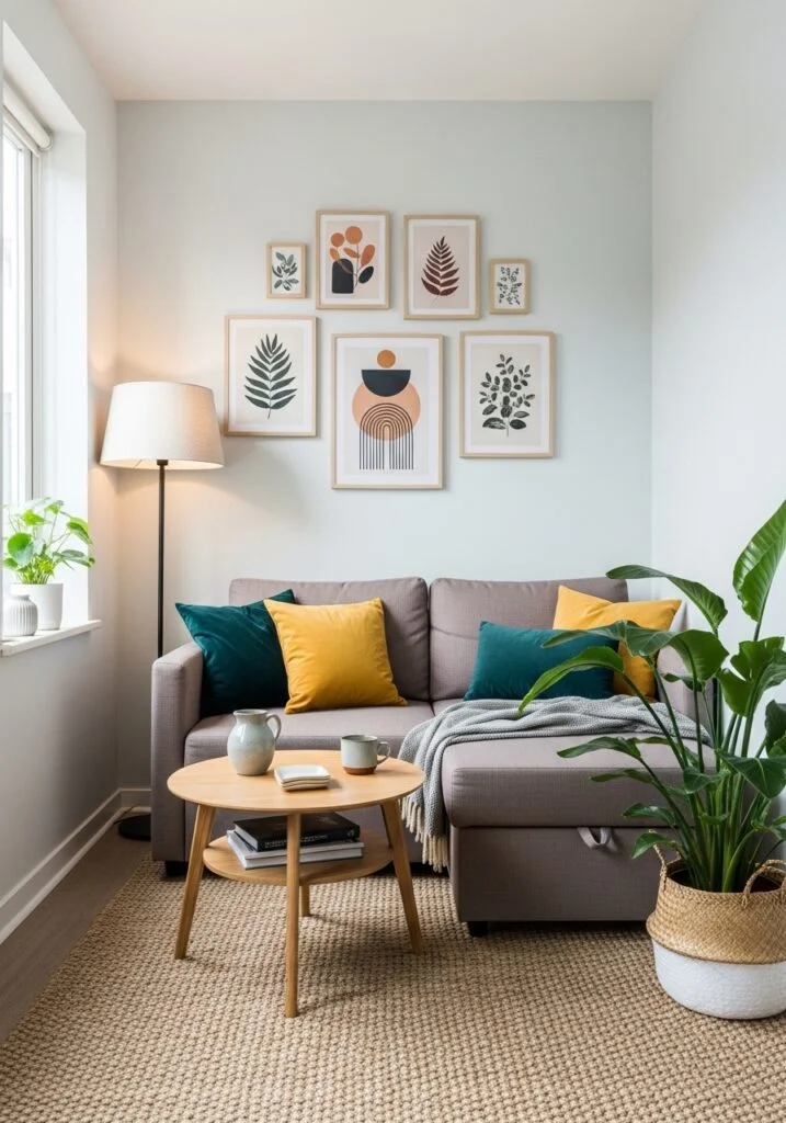 Small apartment living room