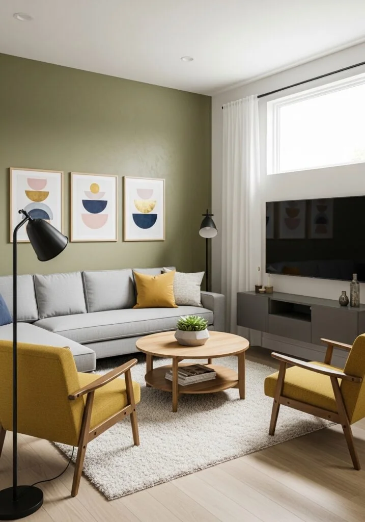 Small modern living room