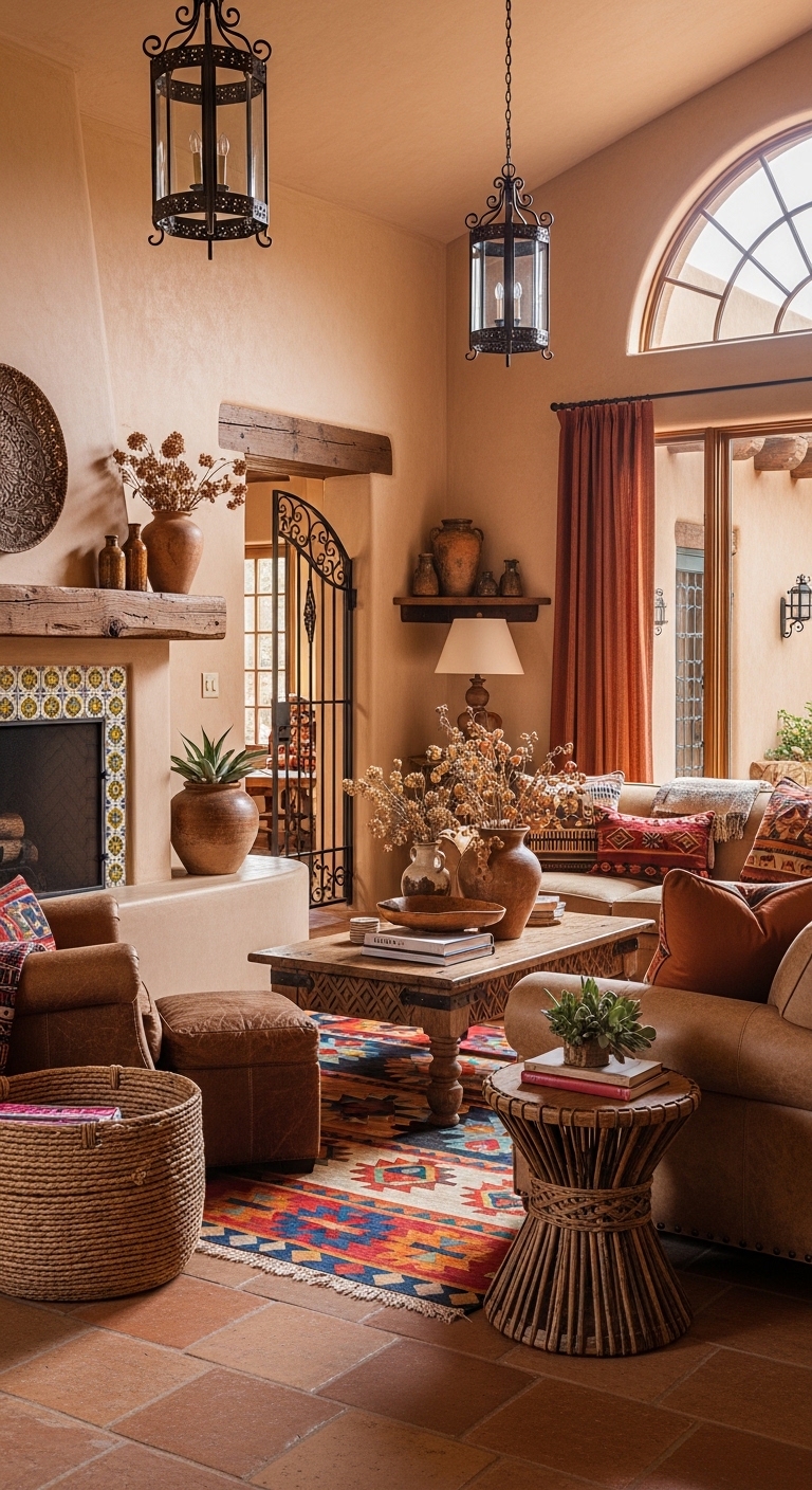 Spanish Adobe Living Room