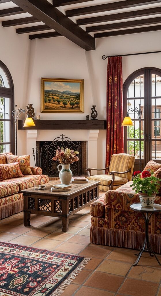 Spanish Country Living Room
