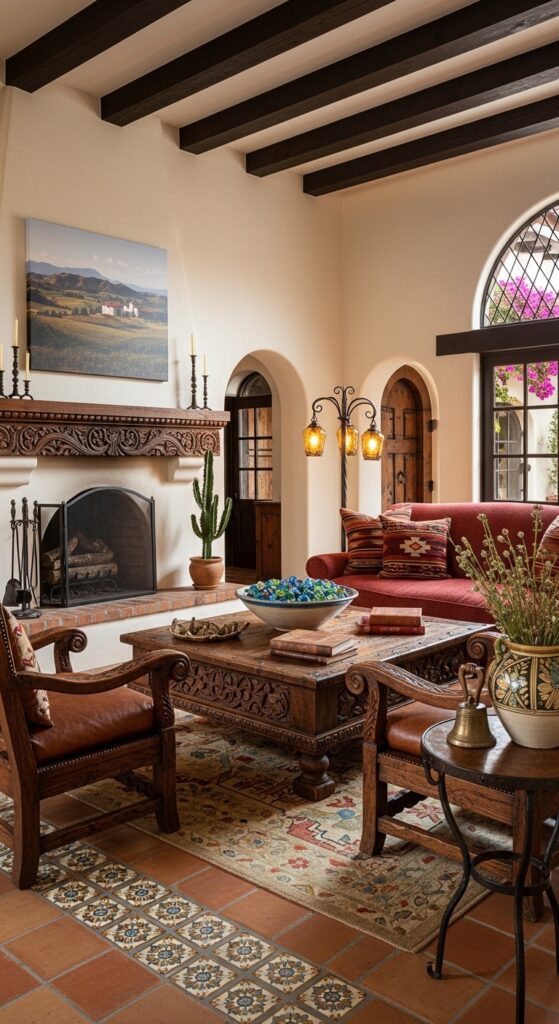 Spanish Mission Living Room