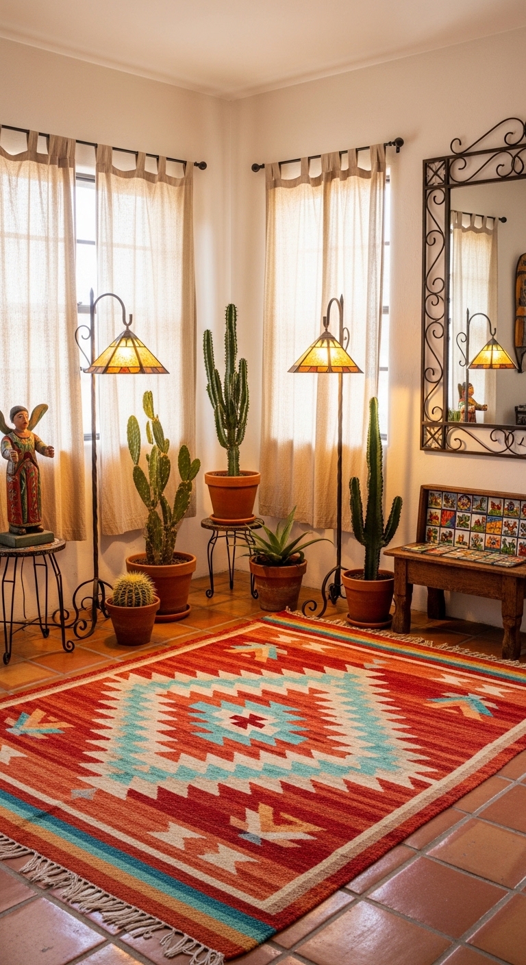 Spanish Southwest Living Room