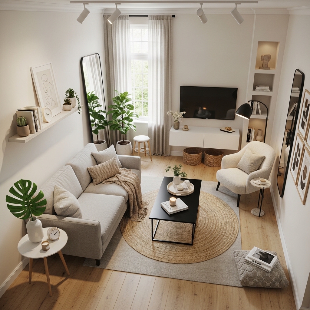 Struggling With a Tiny Space? Try 27 Small Living Room Decor Ideas