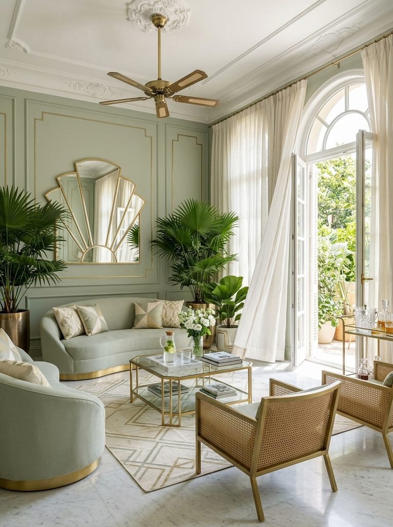 Summer Neo-Deco Ideas That Keep a Glam Room Cool in Hot Weather