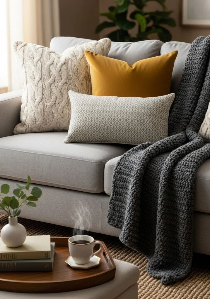 Texture Layering for a Cozy Yet Refined Look