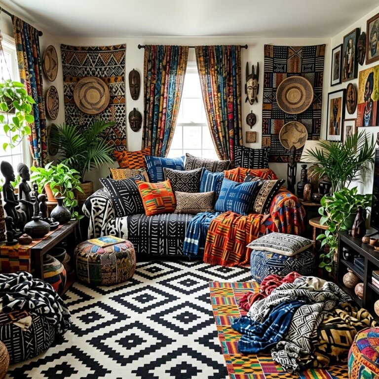 The Afrobohemian Textile Mistake That Makes a Room Look Loud Instead of Layered