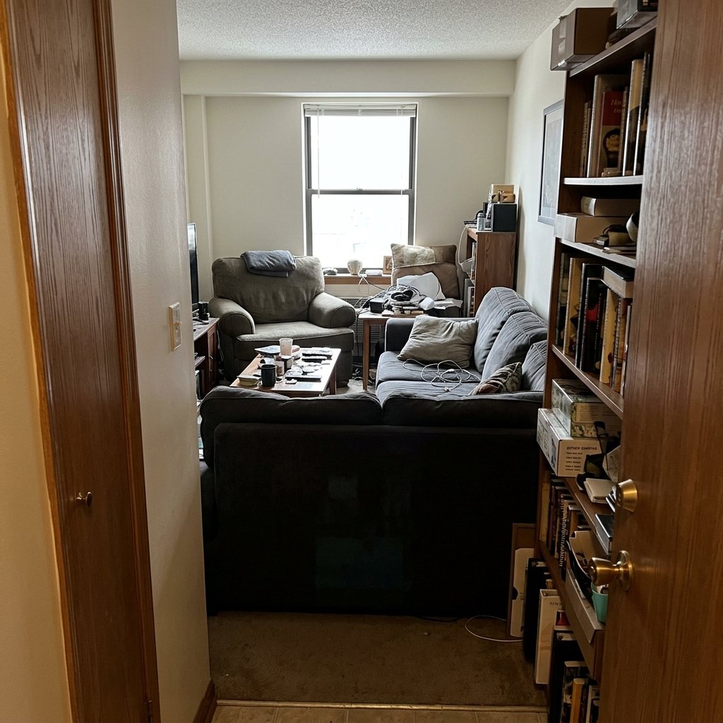 The Doorway Sightline Mistake That Makes a Small Living Room Look Cramped
