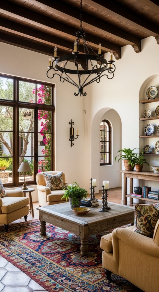 The Mediterranean Style Living Room