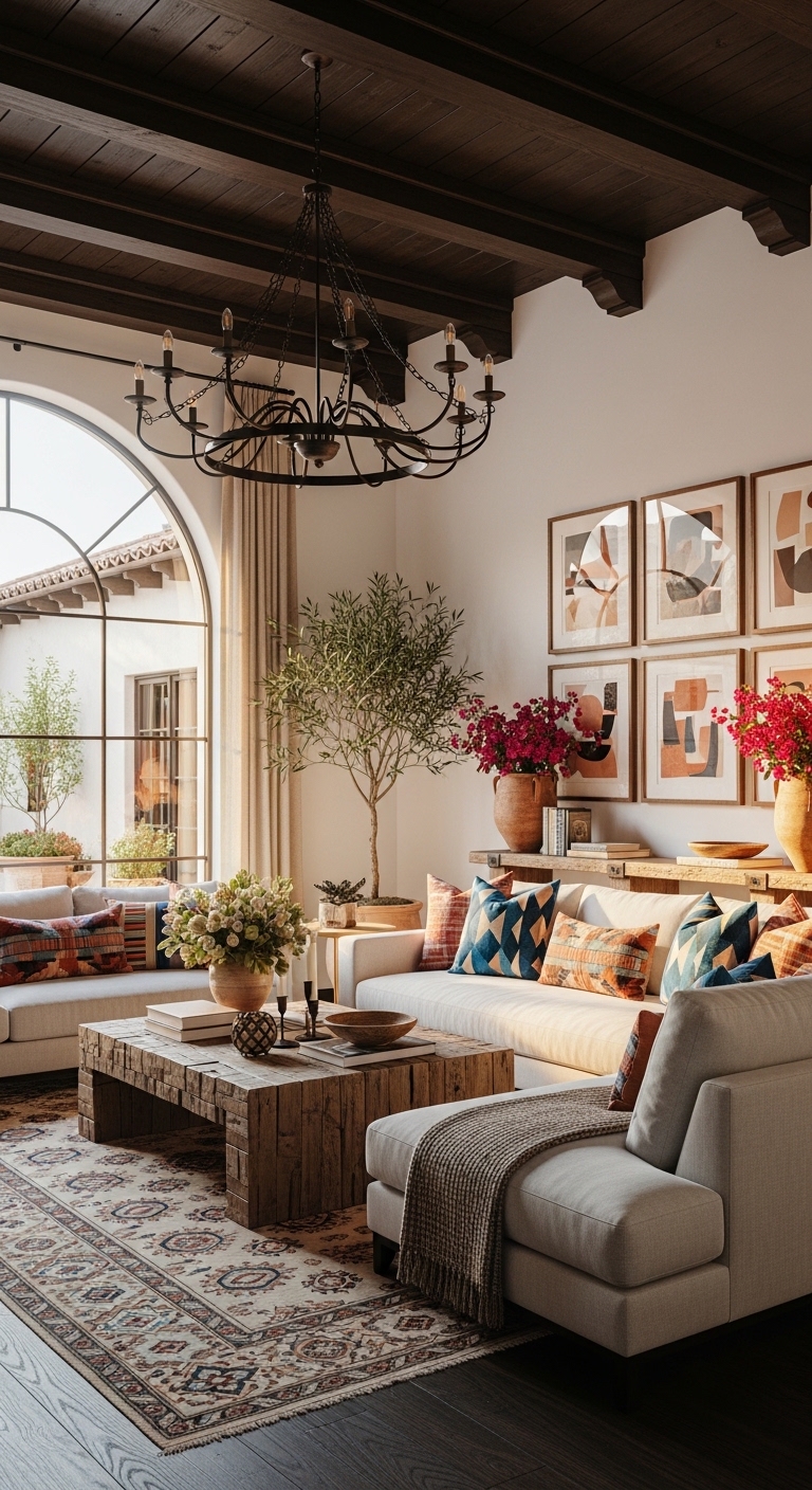 The Modern Spanish Living Room