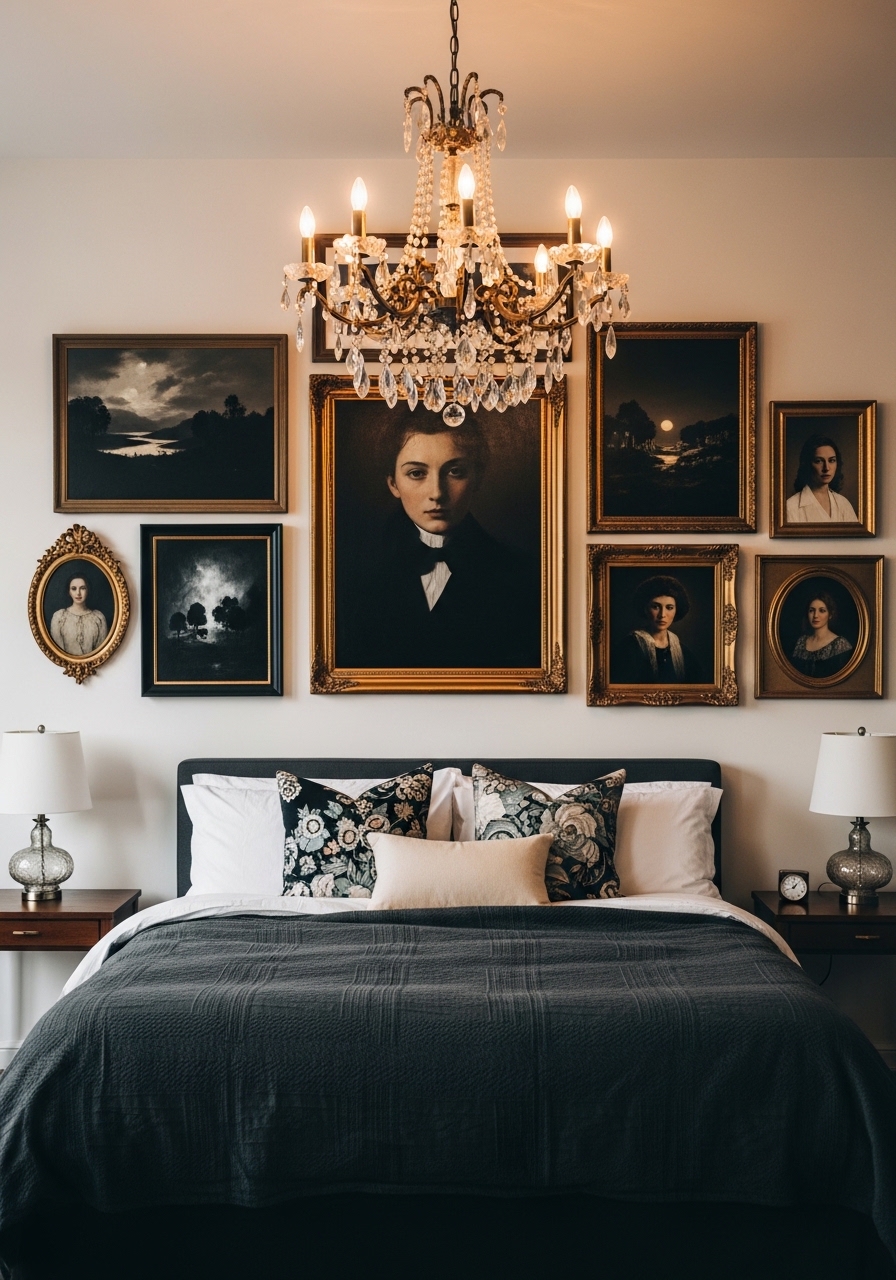 The Moody Maximalist Bedroom