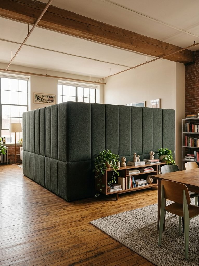The Sofa Back That Walls Off the Room