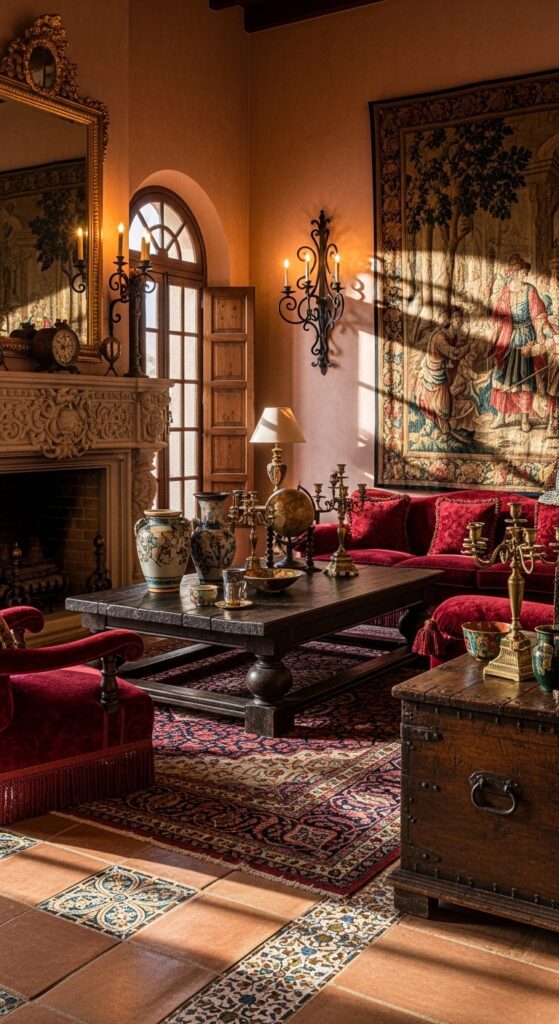 The Spanish Antique Living Room