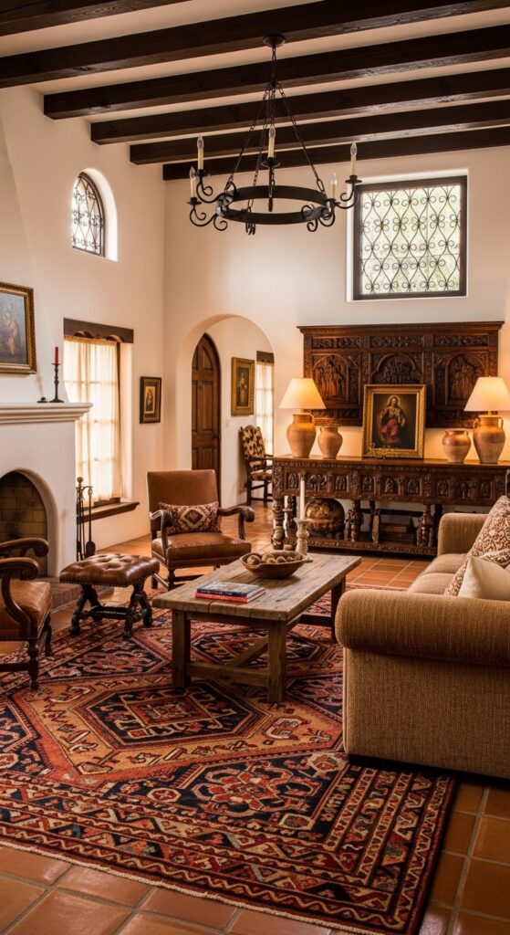 The Spanish Colonial Living Room