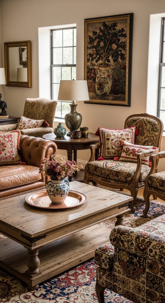 The Spanish Eclectic Living Room