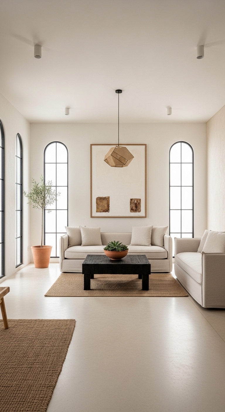The Spanish Minimalist Living Room