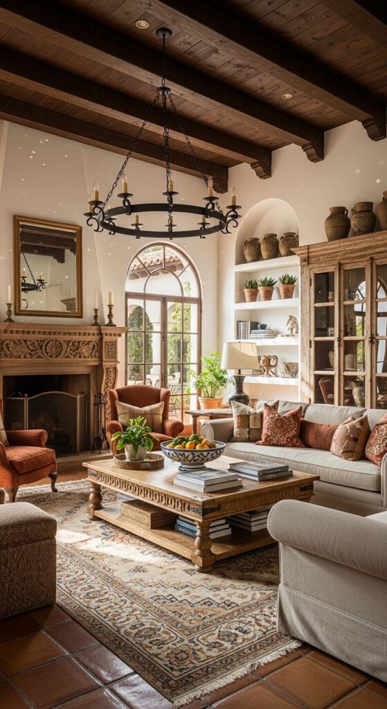 The Spanish Villa Living Room