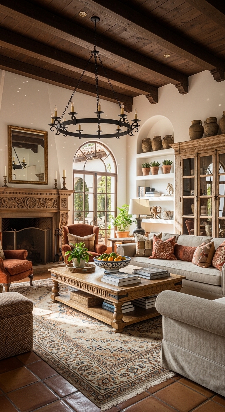 The Spanish Villa Living Room