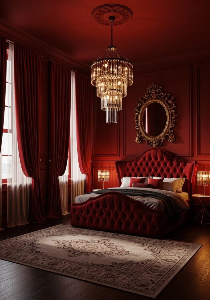 The Theatrical Velvet Bedroom
