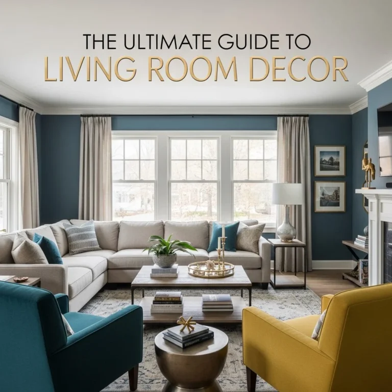 The Ultimate Guide to Living Room Decor (Layout, Lighting, Colors & Styling)
