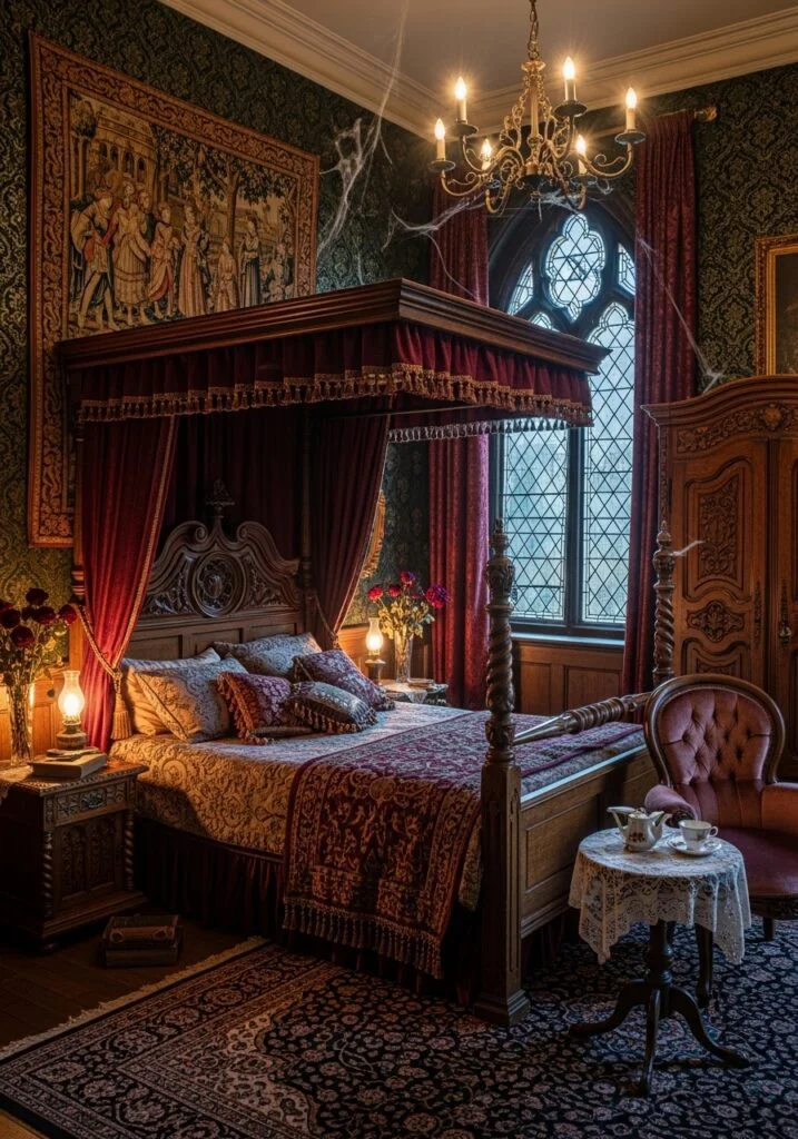 The Victorian Gothic Bedroom