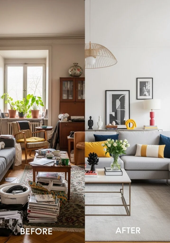 Transforming an Ordinary Living Room into a Designer Space