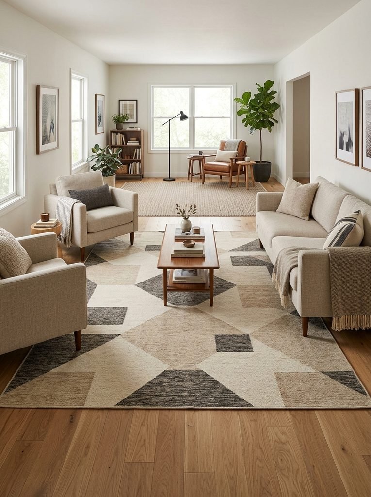 Two Rugs and One Gap