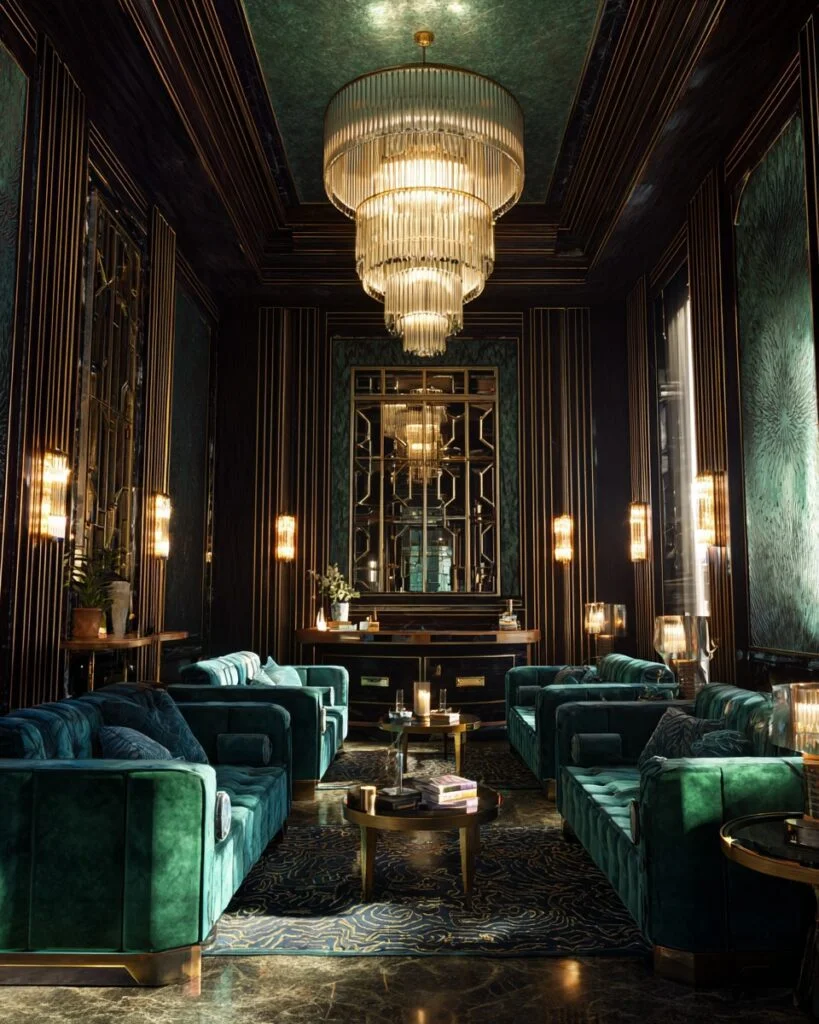 Velvet Upholstery in Jewel Tones