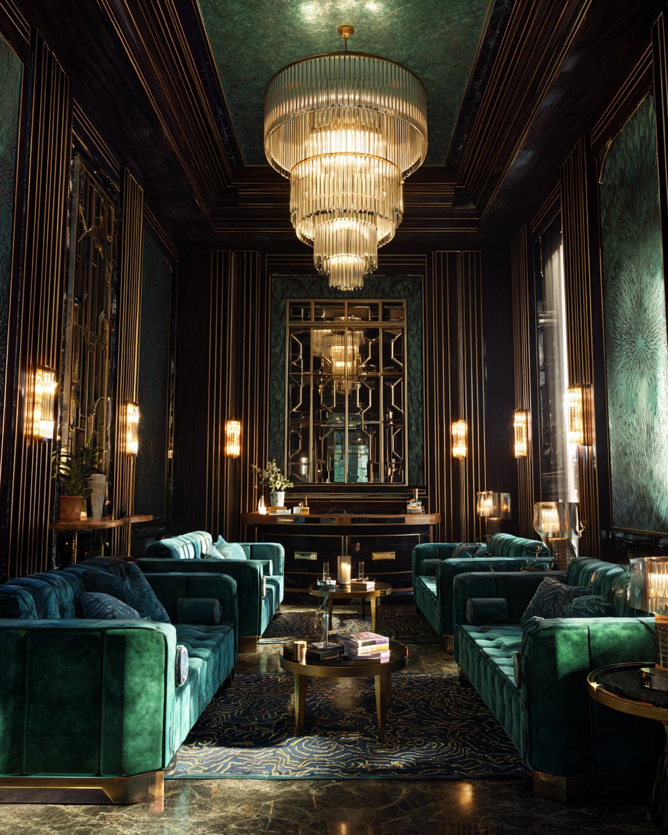 Velvet Upholstery in Jewel Tones