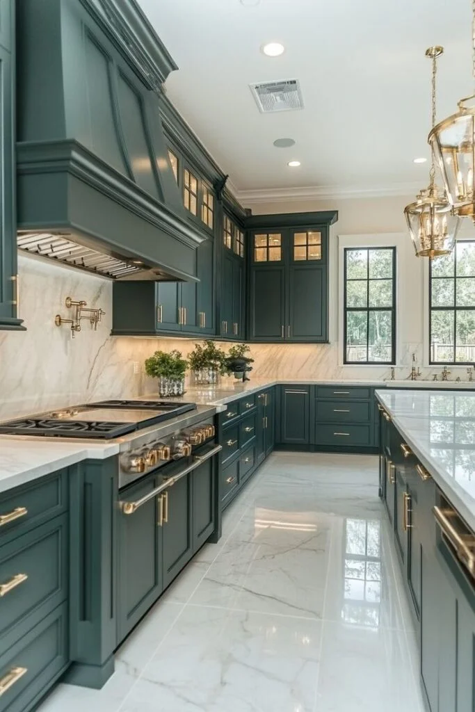 Vertical tile backsplashes are a rising trend in small kitchens for 2026